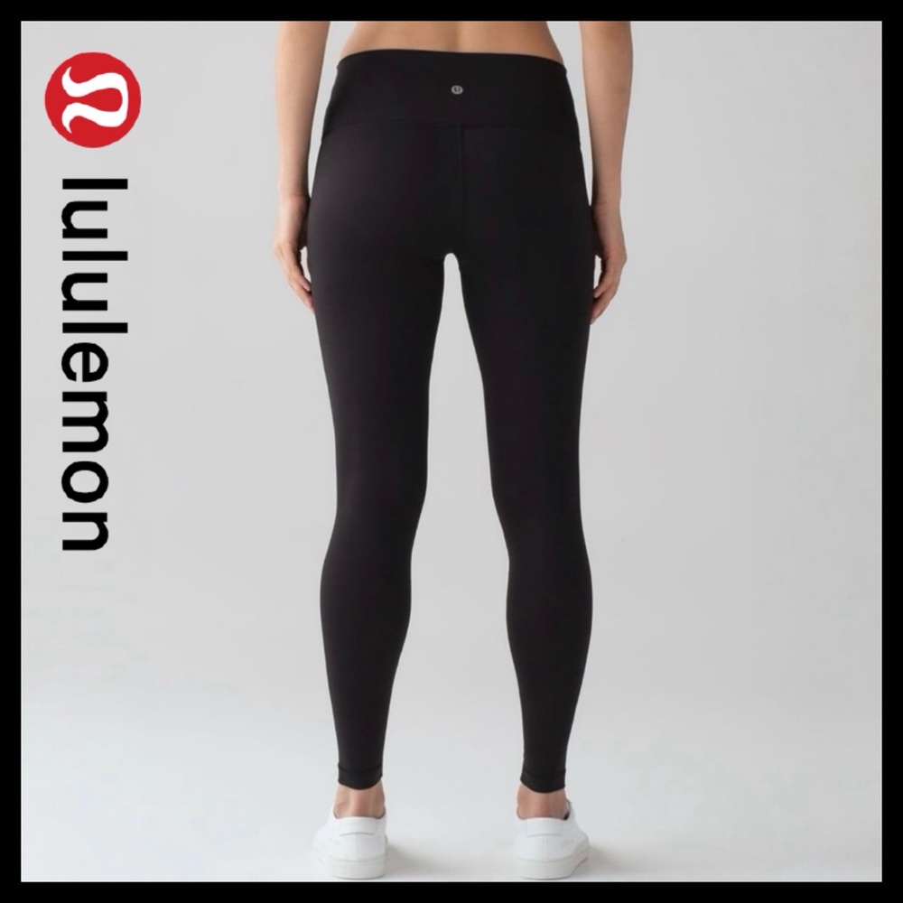 Lululemon Wunder Under Hi-RiseTight •Full-On Luxtreme 28" •Black